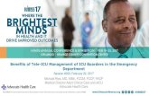 Benefits of Tele-ICU Management of ICU Boarders ... 1 Benefits of Tele-ICU Management of ICU Boarders