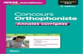 Concours Orthophoniste - .Exercices propos©s ... 350 â€¢ 140 â€¢ M©thodologie ... Outre le vocabulaire