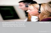Customer Service Information Pack Security ... - ASSA ABLOY ABLOY/AASS/Custom  Customer Service Information