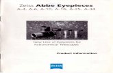 Abbe Ortho & okularrak/Zeiss_Abbe...  ZEISS Are Abbe eyepieces only suitable for APQ refractors?