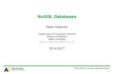 NoSQL Databases - .Apache Cassandra, Riak The employed mechanisms include cache expiration times
