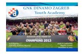 GNK DINAMO ZAGREB Youth Academy Bin...  GNK DINAMO ZAGREB Youth Academy AEFCA Conference Zagreb Croatia