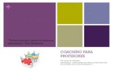 COACHING PARA PROFESORES - Prevenci³n del .2012-03-11  Coaching de la vida Coaching ejecutivo