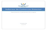 Informe de Comercio Exterior - cncs.com.uy de Comercio Exterior...  Informe de Comercio Exterior