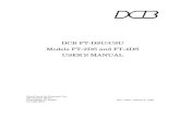 DCB FT-DSU/CSU Models FT-2DS and FT-4DS USER'S .DCB FT-DSU/CSU Models FT-2DS and FT-4DS USER'S MANUAL