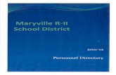 Degase, Tim Maryville Middle School Custodian - Head (660) 582-5333 710 Highland Avenue Maryville,