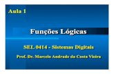 Aula 1 - Funcoes Logicas - iris.sel.eesc.usp. 1 - Funcoes    Sistemas Digitais! Dispositivos