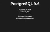 PostgreSQL 9 - Hagander .PostgreSQL 9.6. Development schedule June 30, 2015 - branch 9.5 July 2015