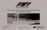 PORTABLE OUTDOOR DISTRIBUTION STATION (PODS) .Portable Outdoor Distribution Station (PODS) Partner