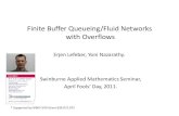 Finite Buffer Queueing/Fluid Networks with Overflows .Finite Buffer Queueing/Fluid Networks with