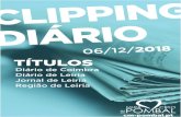 T .Dirio de Coimbra Dirio de Leiria Jornal de Leiria Regi£o de Leiria 06/12/2018 TTULOS