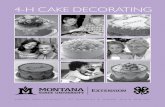 4-H CAKE DECORATING - MSU Extension | Montana State .4-H cake decorating ... Master cake decoratingâ€”design
