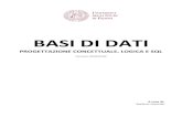 BASI DI DATI - DI DATI PROGETTAZIONE CONCETTUALE, LOGICA E SQL (Versione 30/04/2018) A cura di: Stefano