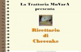 Ricettario di Cheecake - Trattoria MuVarA .Trattoria MuVarA - 8 Cheesecake con gocce di cioccolato