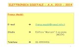 ELETTRONICA DIGITALE - A.A. 2013 - 2014 - roma1.infn.it meddif/ElettronicaDigitale-MaterialeDidattico/... 