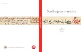 Studia graeco-arabica - Greek into .Studia graeco-arabica 4 / 2014 Fonti manoscritte primarie del