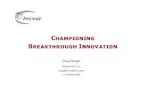Championing Breakthrough Innovation - Home - AIMC .Championing Breakthrough Innovation. 2 Topics