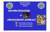 BIOTECNOLOGIE PRODUZIONI ANIMALI - .GENETICA UMANA Diagnosi delle anomalie, terapia genica CHIRURGIA