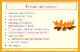 Fenomeni termici - roma1.infn.it bellini/ctf/materiale/3_   Paolo Bagnaia - CTF - 3 - Termodinamica