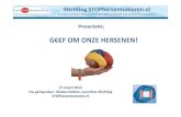 Presentatie; - publ Hofstee...  Presentatie; Onderzoek naar ... Soorten kinderkanker; Stichting