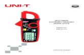 MULTIMER CYFROWY CGOWY SERIA UT210 - .- baterie AAA 1,5 V (2 sztuki) - certyfikat - instrukcja