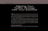 Aligning Your Twitter Strategy with Your Business CHAPTER 6 / ALIGNING YOUR TWITTER STRATEGY WITH YOUR