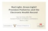 Red Light, Green Light! Precision Pediatrics and the ... Red Light, Green Light! Precision Pediatrics