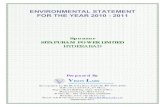 ENVIRONMENTAL STATEMENT FOR THE YEAR 2010 - Envi-Statement-2010-11-SPL.pdf  Environmental Statement