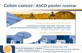 Colon cancer: ASCO poster review - media.aiom. Colon cancer: ASCO poster review . 255 poster examined: