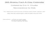 365 Brainy Fact-A-Day Calendar - University of Washington .365 Brainy Fact-A-Day Calendar ... The