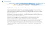 Coalition Against Major Diseases (CAMD) Fact Sheet .Coalition Against Major Diseases (CAMD) ... cardiovascular