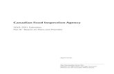 Canadian Food Inspection Agency - tbs-sct.gc.ca .Canadian Food Inspection Agency â€“ Report on Plans