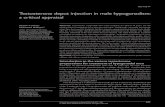Testosterone depot injection in male hypogonadism: a ... 2007...578 Clinical Interventions in Aging