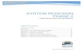 System redesign Phase 2 Redesign Phase 2 - Draft Recs.pdf  System Redesign Phase 2 â€¢ Task Group