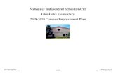 2018-2019 Campus Improvement Plan McKinney Independent ... McKinney Independent School District