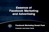 Essence of Facebook Marketing: Introduction, Strategies, Stages of Facebook Marketing