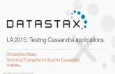 LA Cassandra Day 2015  - Testing Cassandra