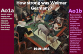 Weimar Strength: 1919-1923