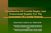 Transcranial Doppler Up Stroke Time Fraction (USTF) and Severe Carotid Stenosis