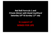 Wings For Life F1 David Coulthard Presentation Dh