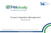 Project Integration Management - PMstudy - PMP .Project Integration Management Study Notes PMI, PMP, CAPM, PMBOK, PM Network and the PMI Registered Education Provider logo are registered