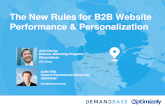 New Rules for B2B Website Personalization & Performance