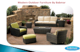 Modern Outdoor Furniture By Babmar