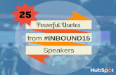 25 Powerful Quotes From #INBOUND15 Speakers