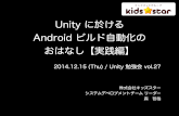 Unity «–¼‘‚‹ Android ƒ“ƒ«ƒ‰è‡‹•Œ–®¯— - 20141215 ç¬¬27›‍ Unity ‹‰¼·¼
