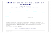 Motor Carrier Education Manual Carrier Education...MOTOR CARRIER SAFETY Overview Motor Carrier Safety