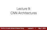 Fei-Fei Li & Justin Johnson & Serena .Fei-Fei Li & Justin Johnson & Serena Yeung Lecture 9 - 15 May