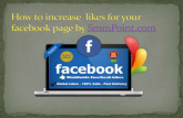 Get cheap Facebook Likes UK for your Fanpage