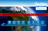 Webinar slides: How do Salesforce Admins use RealZips for Salesforce