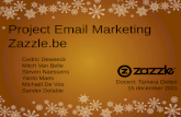 Presentatie emailmarketing project Zazzle